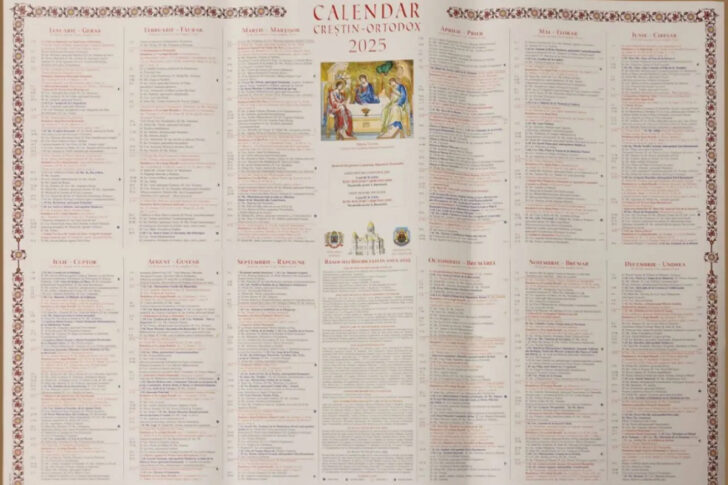 Calendar Credtin Ortodoz September 2025