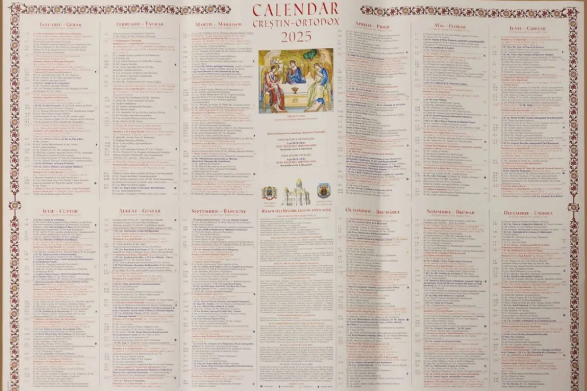 Calendar Creștin Ortodox 2025 - Știrea Ta regarding Calendar Credtin Ortodoz September 2025