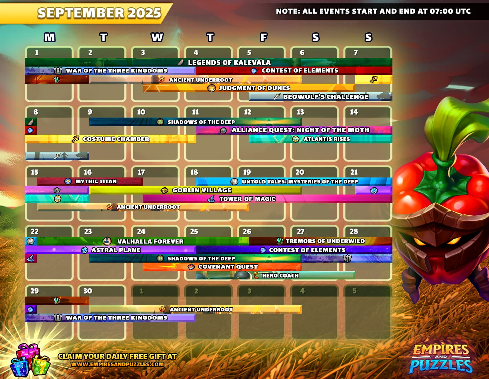 Calendar Of Events For September 2025 🗓️ - News &amp;amp; Updates regarding September Events 2025