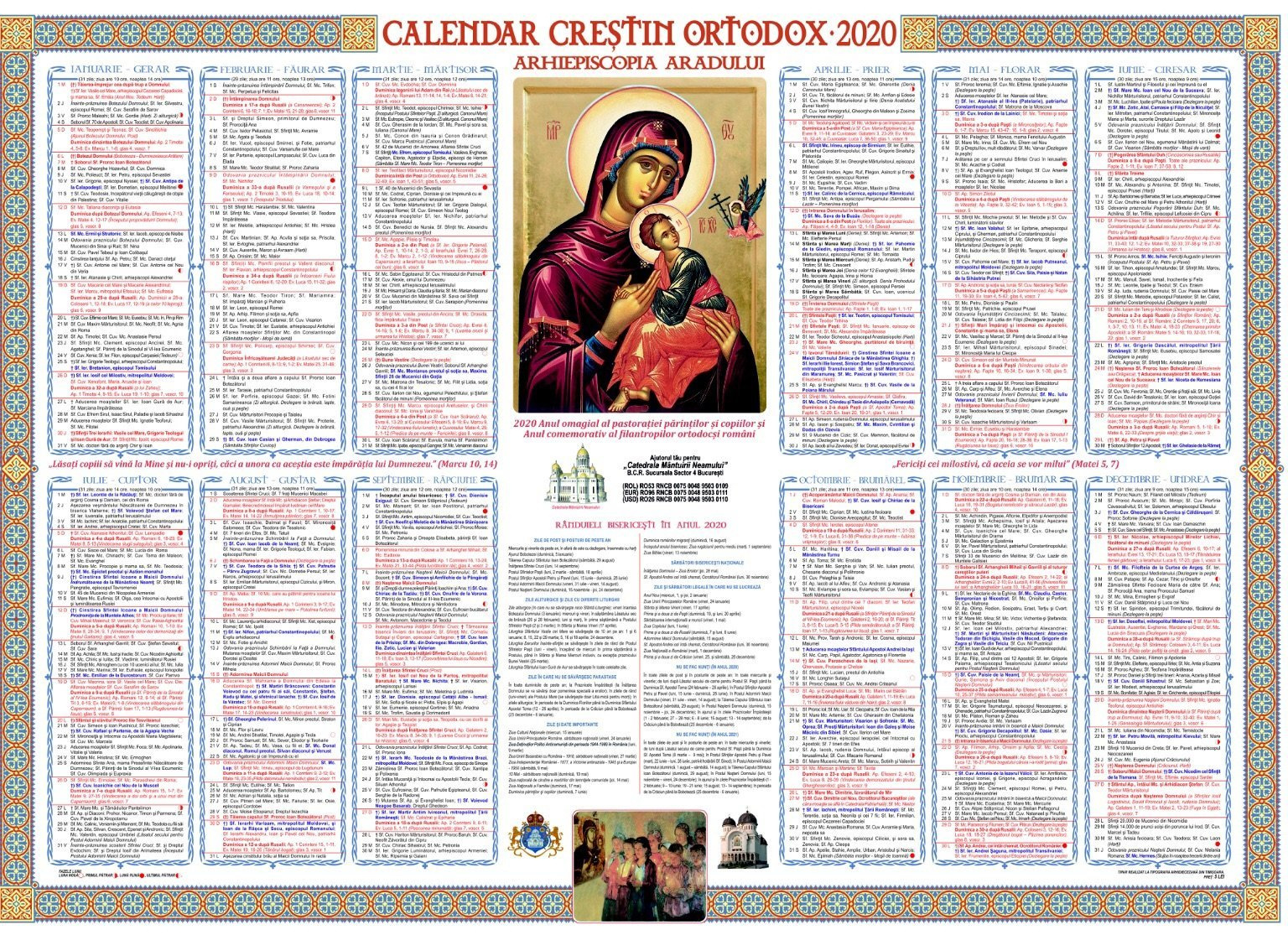Calendar Ortodox Septembrie 2025 🤲 · Calendar Ortodox Român in Calendar Credtin Ortodoz September 2025