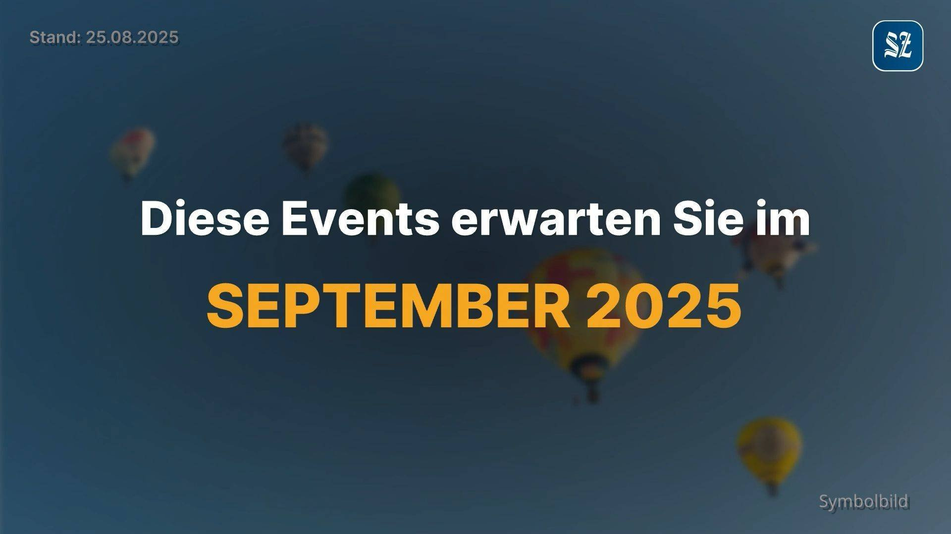 Diese Events Erwarten Sie Im September 2025 throughout Events in September 2025