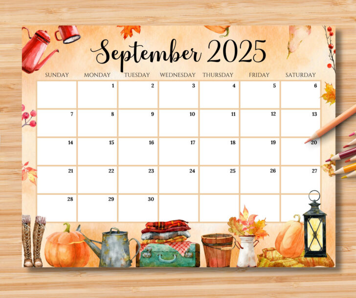 September 2025 Calendar Canada