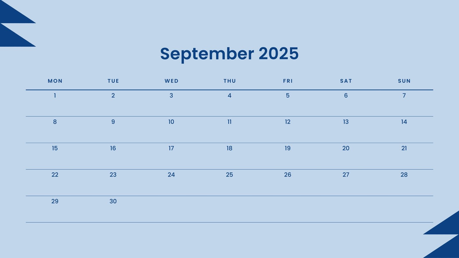 Free Printable September 2025 Calendar Templates | Canva in September 2025 Calendar General Blue