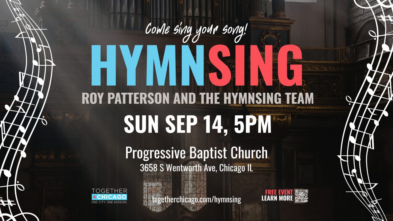 Hymnsingn September 2025 with Chicago Events September 2025