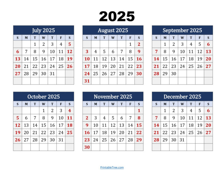 June to September 2025 Calendar