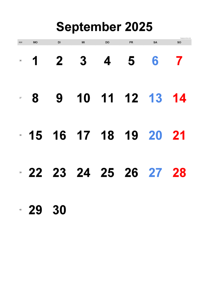 September September 2025