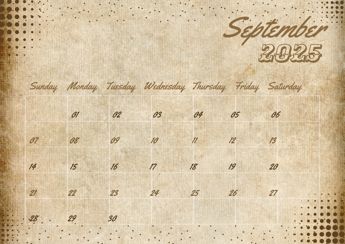 Page 12 | Free Calendar Templates, Editable And Printable with regard to September 2025 Calendar Printable Shining Mom