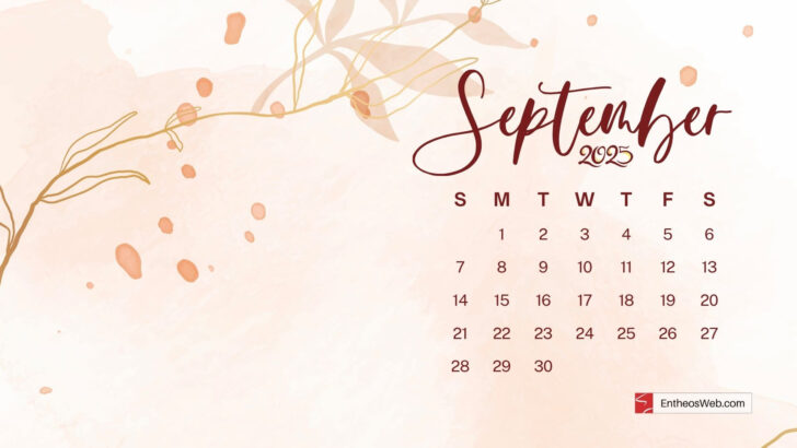 September 2025 Desktop Calendar