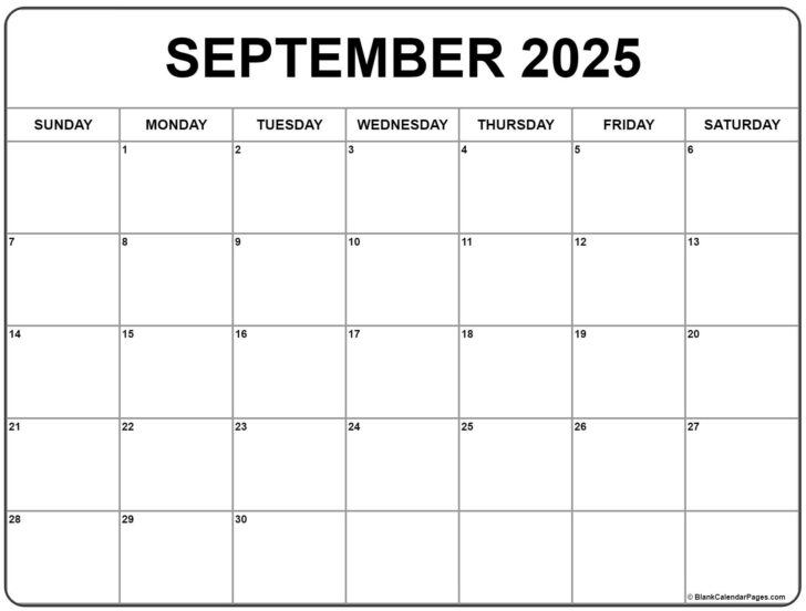 Printable Calendar For September 2025 Through December 2025