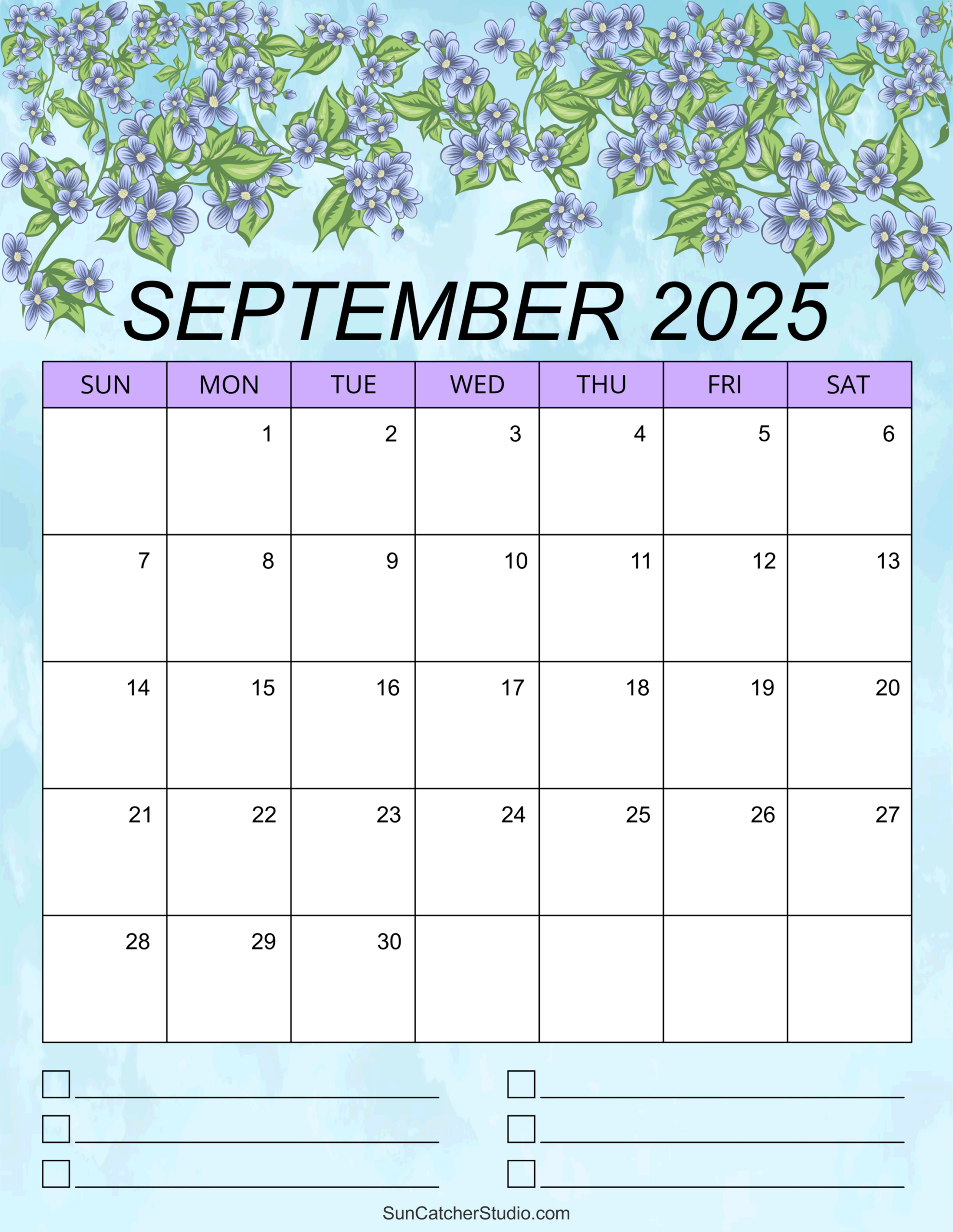 September 2025 Calendar (Free Printable) – Free Printables in September Calendar 2025 Printable Portrait