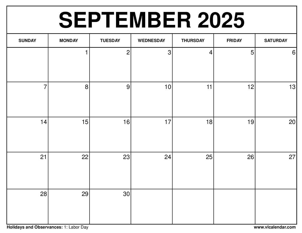 September 2025 Calendar - Free Printable Templates &amp;amp; Planning Guide within Calendar 2025 September to December For Planning