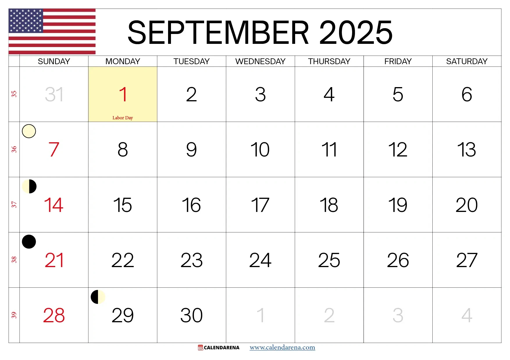 September 2025 Calendar With Holidays intended for Holidays in September 2025 Calendar