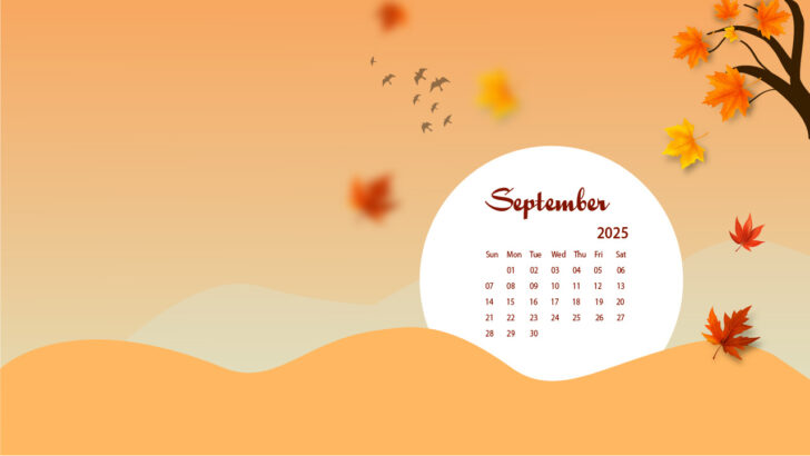 September 2025 Desktop Wallpaper