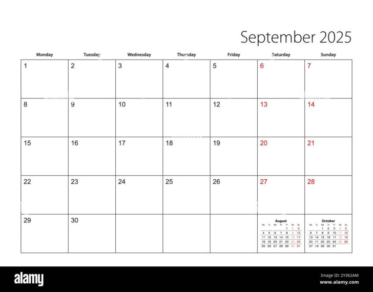 Calendar 2025 September to December For Planning
