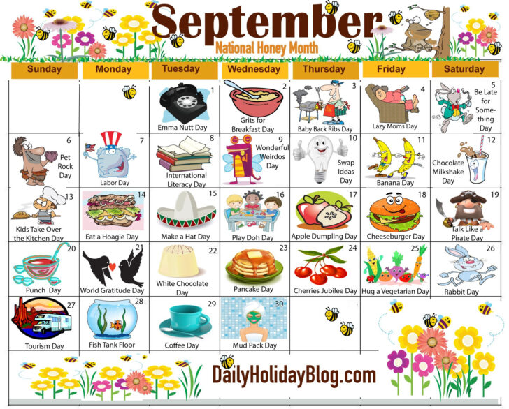 National Day Calendar September 2025