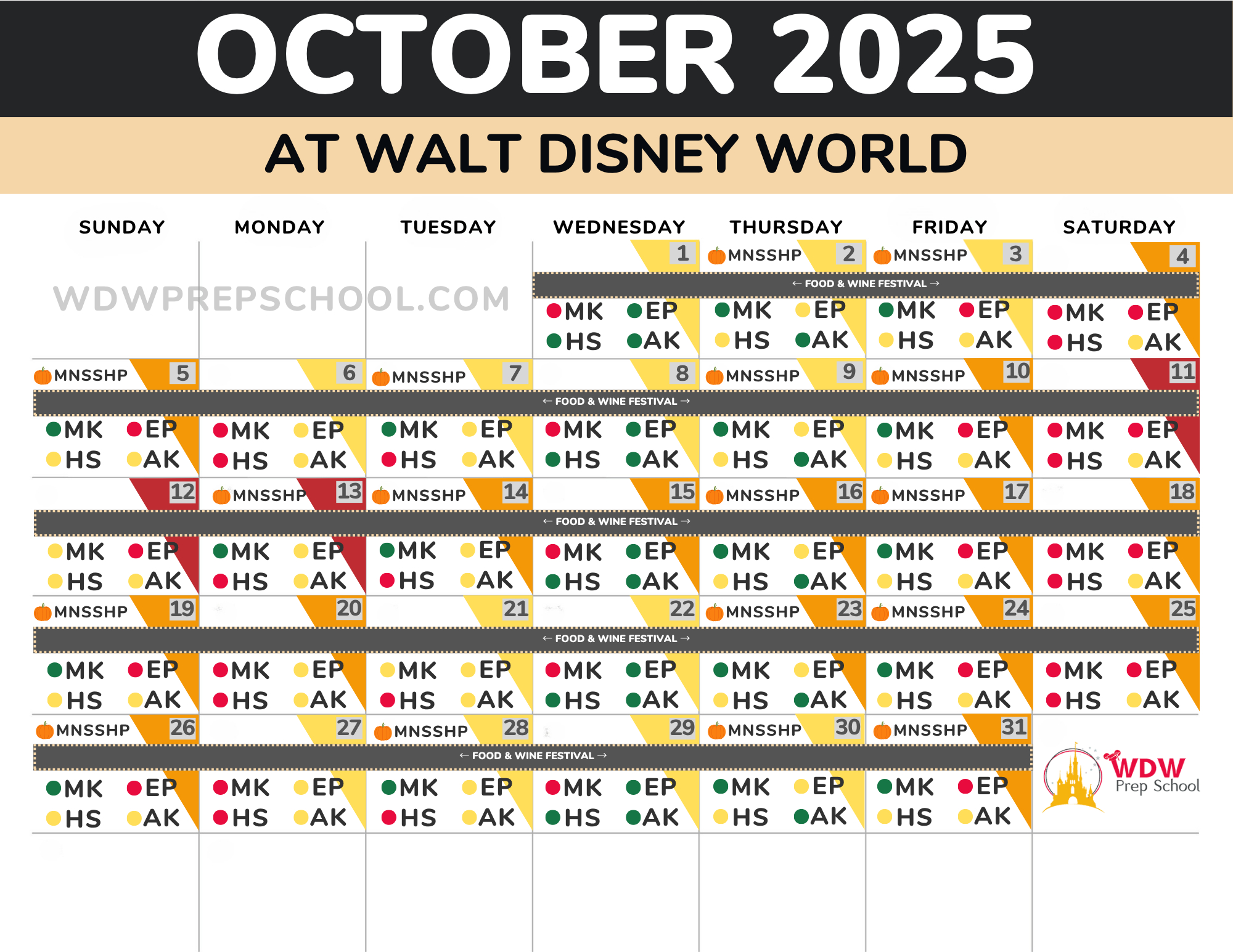 2025 &amp;amp; 2026 Disney World Crowd Calendar (Best Times To Go) regarding Disneyland October Crowd Calendar 2025
