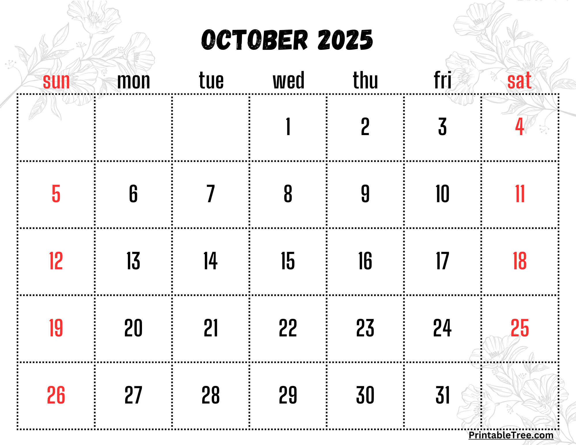 2025 Calendar Printable Pdf With Holidays Template Free intended for Pull Up October Calendar 2025