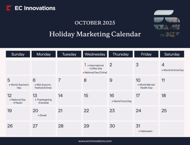 October Holidays 2025 Holiday Calendar