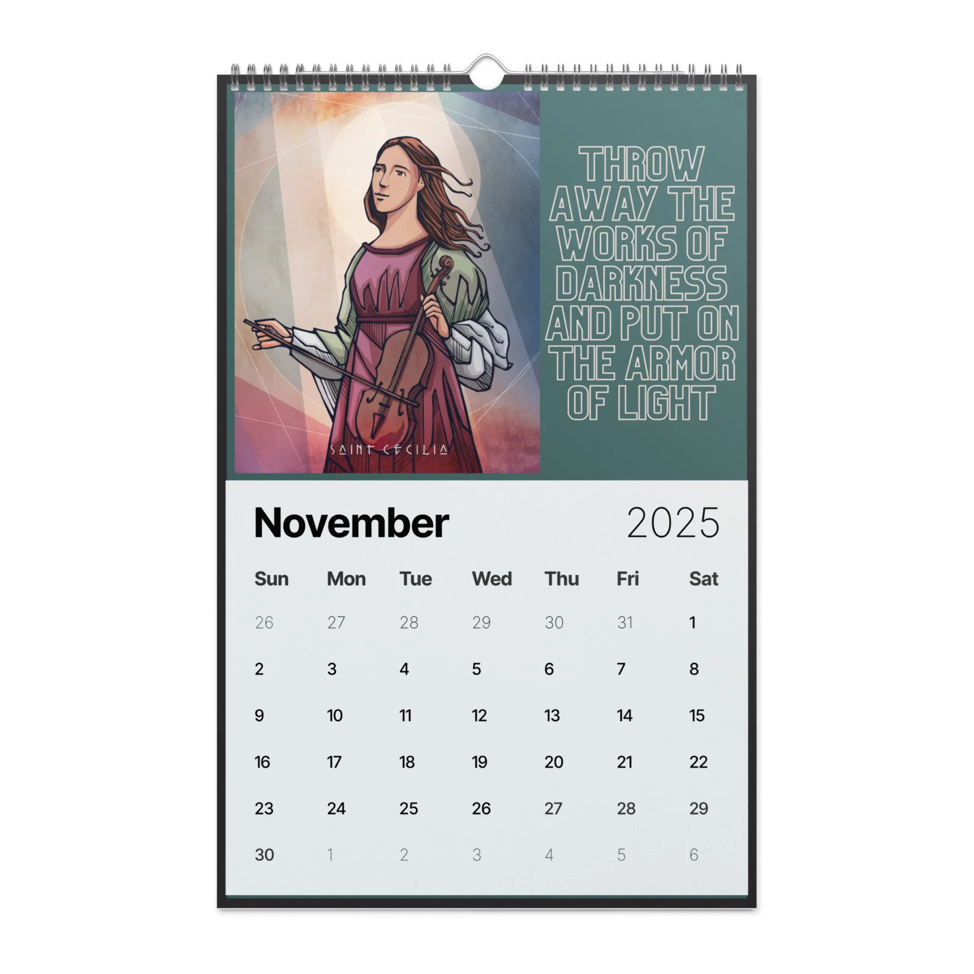 Calendar — Saints Alive Store — Saints Alive within October Saints Calendar 2025