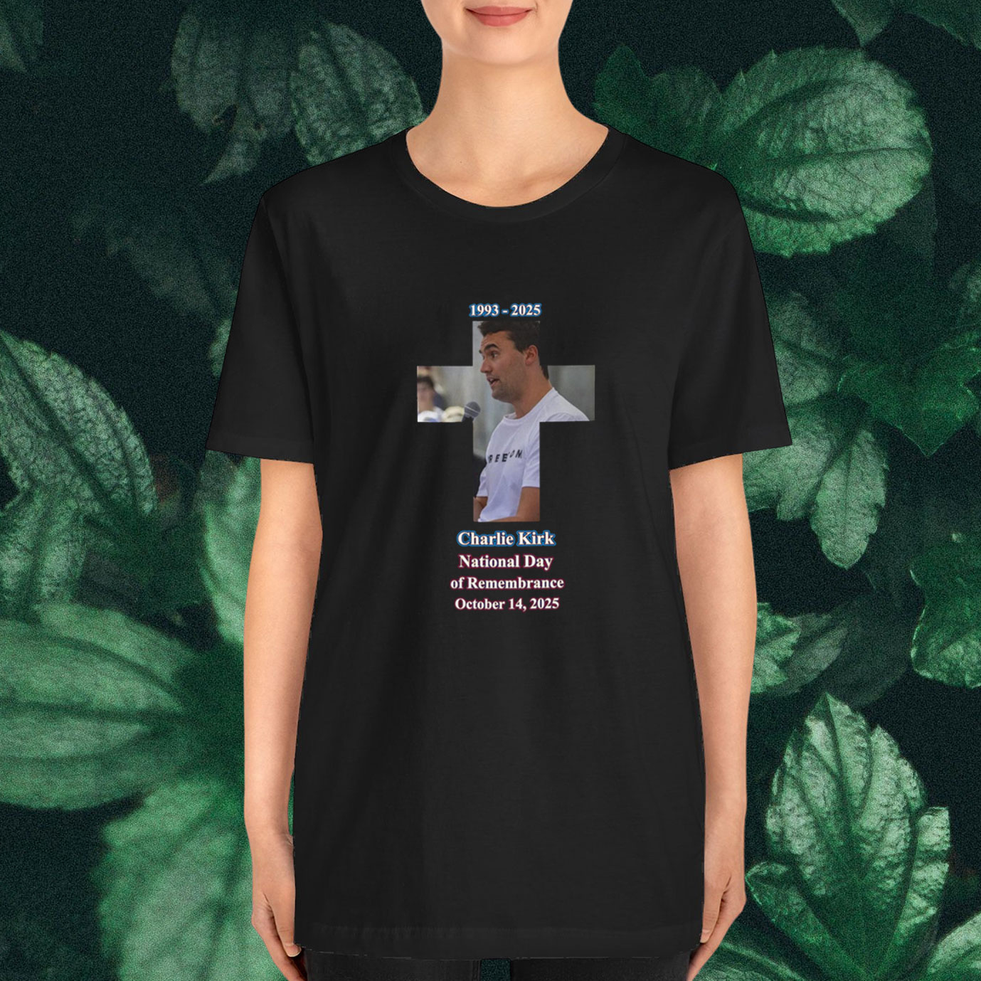Charlie Kirk National Day Of Remembrance October 14,2025 T-Shirt in National Day October 14 2025