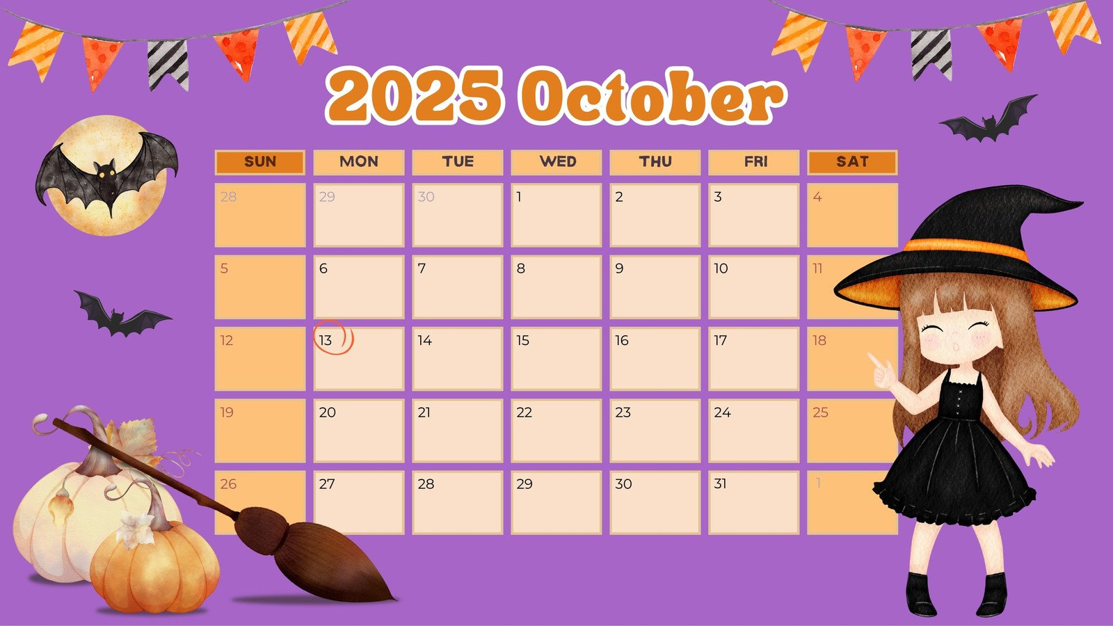 Free October 2025 Calendar Templates To Customize | Canva intended for Cute October Calendar 2025 Ideas