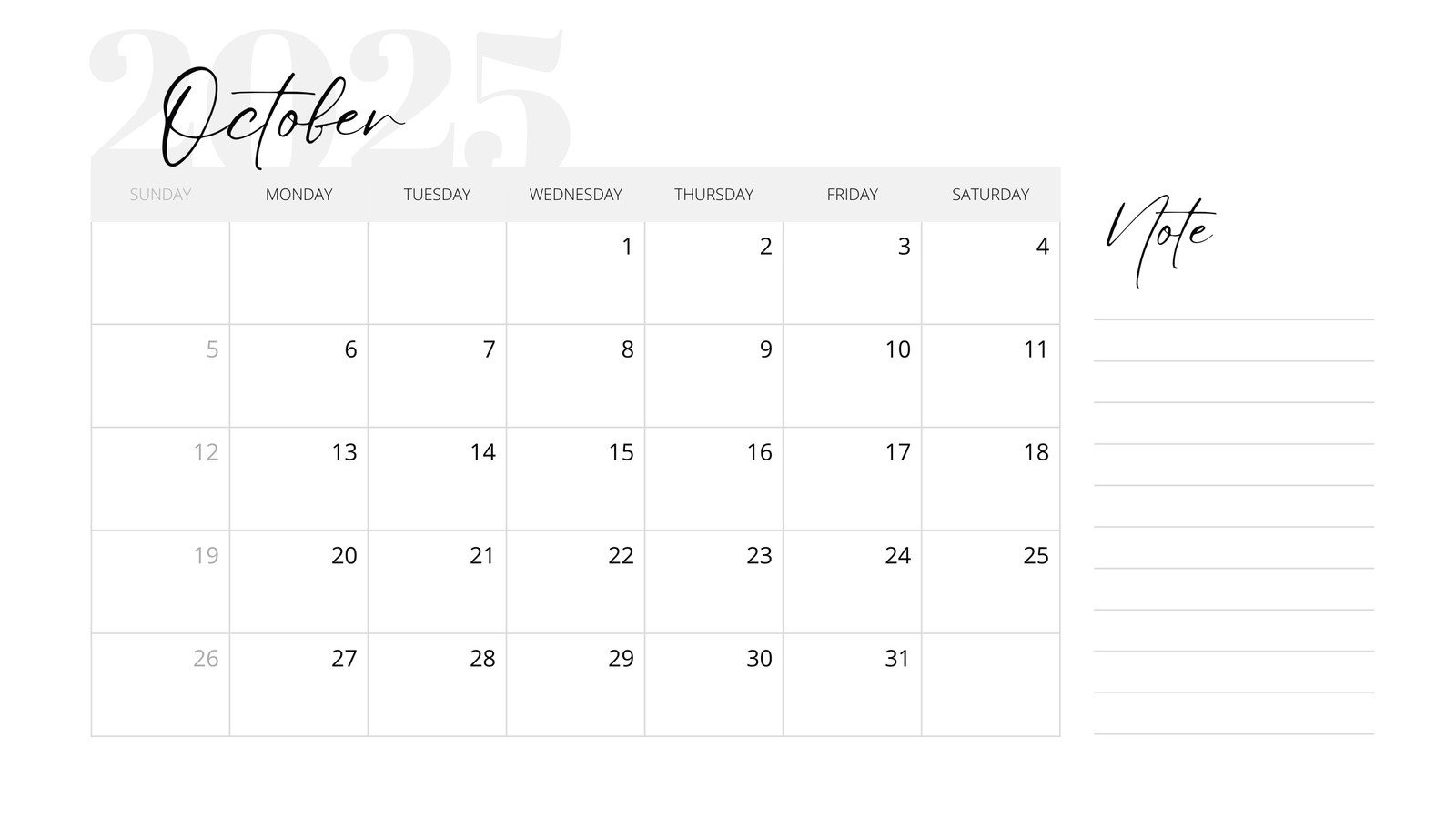 Free October 2025 Calendar Templates To Customize | Canva throughout Month Of October Calendar 2025 Template