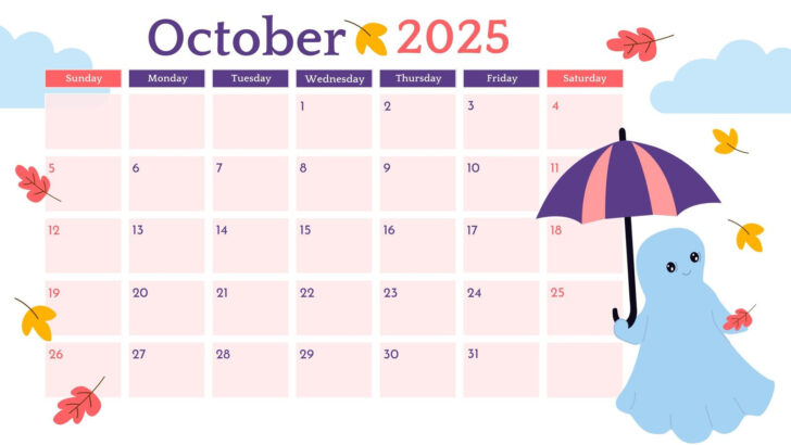 October Fun Calendar Ideas 2025