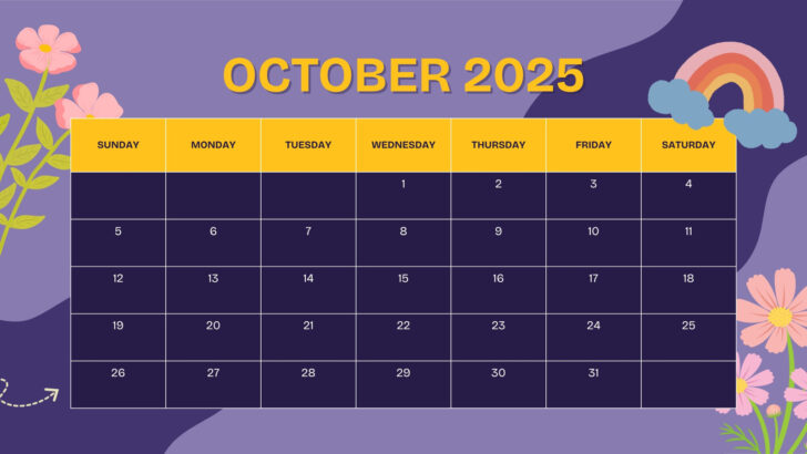 Show Me October 2025 Calendar