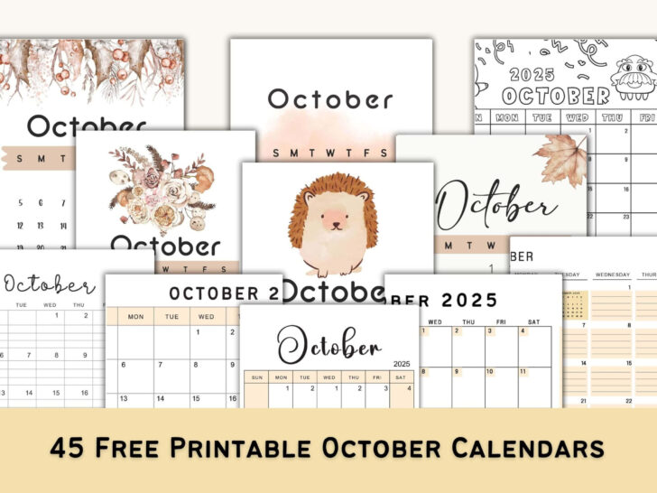 Free Printable Calendar October 2025 Word Free Printable Calendar October 2025 Word