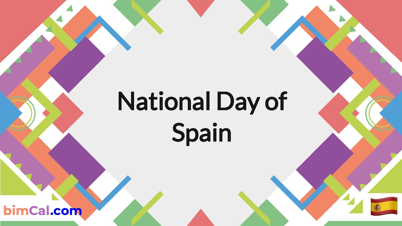 National Day Of Spain 2025 within National Day October 12 2025