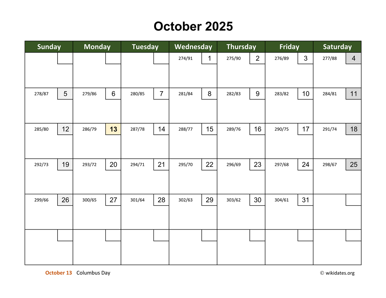 October 2025 9Th Circuit Calendar - Printable in October 2025 9Th Circuit Calendar