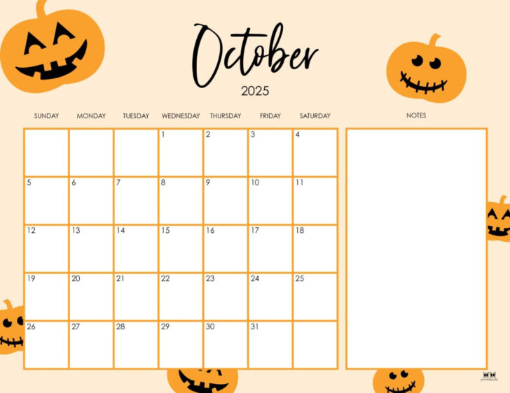 Let Me See October Calendar 2025