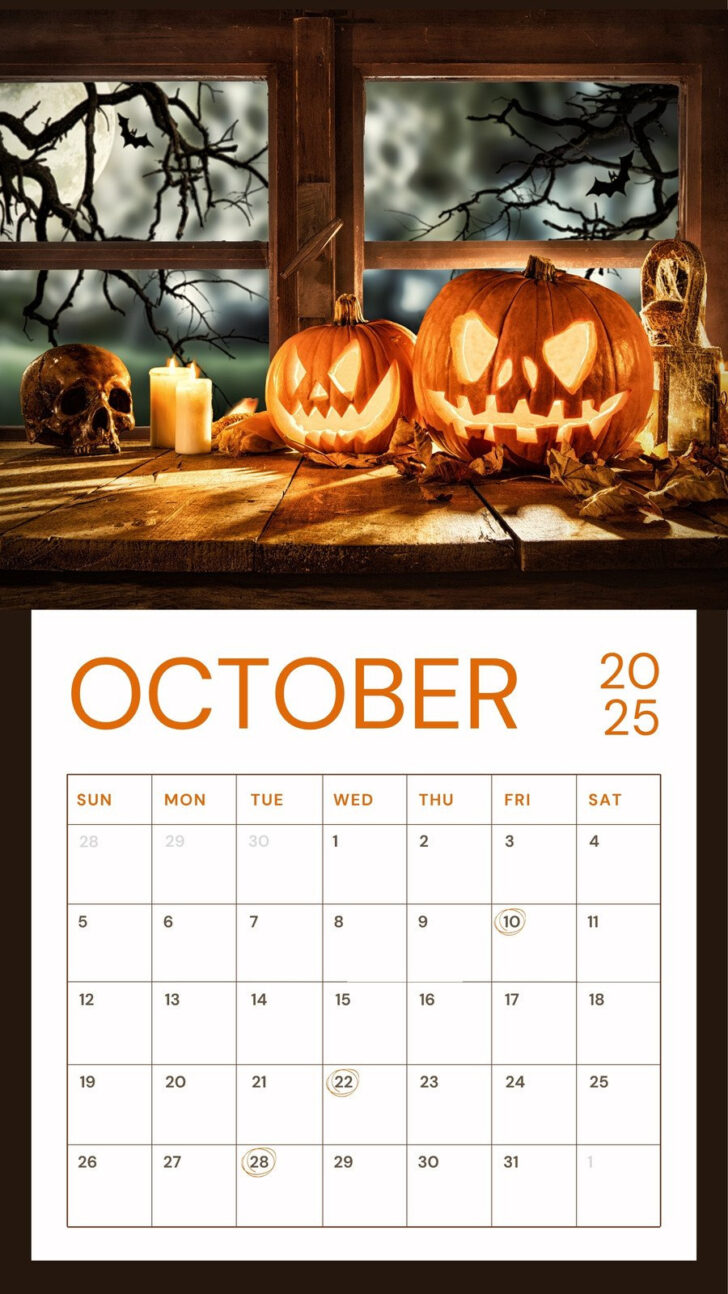 2025 Calendar October Story 2025 Calendar October Story
