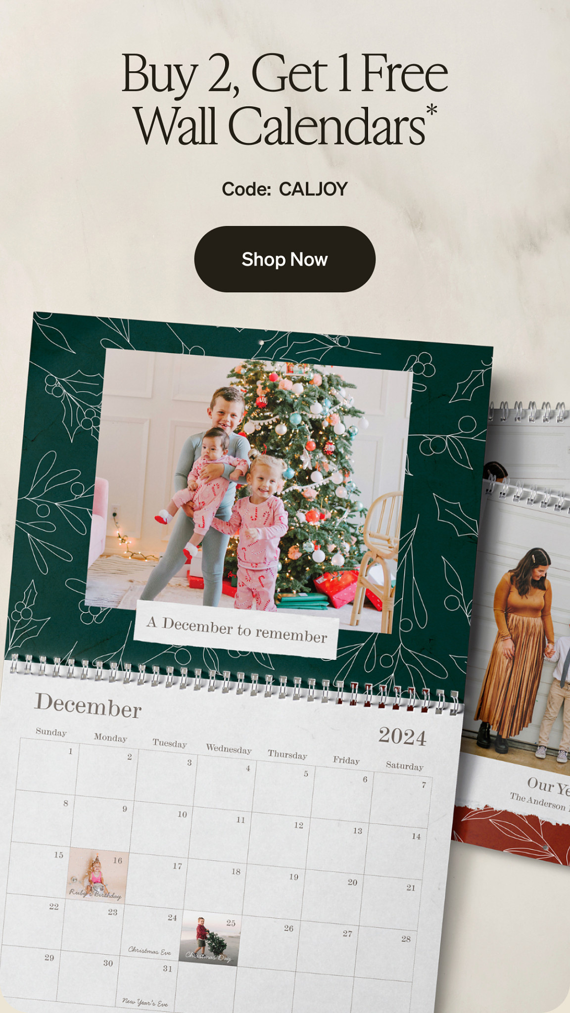 Shutterfly: Get Ready For 2025 With Your Free Calendar 🗓️ | Milled within Shutterfly Free Calendar Code 2025 October