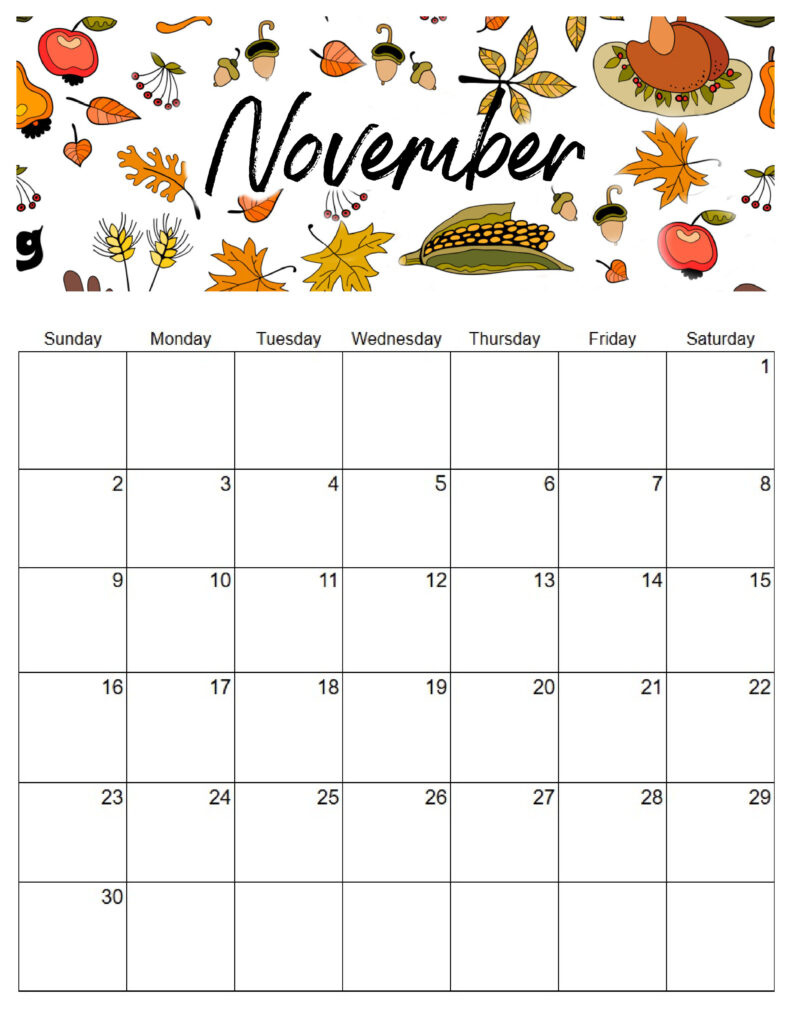 2025 Printable Calendars within November 2025 Calendar Homemade