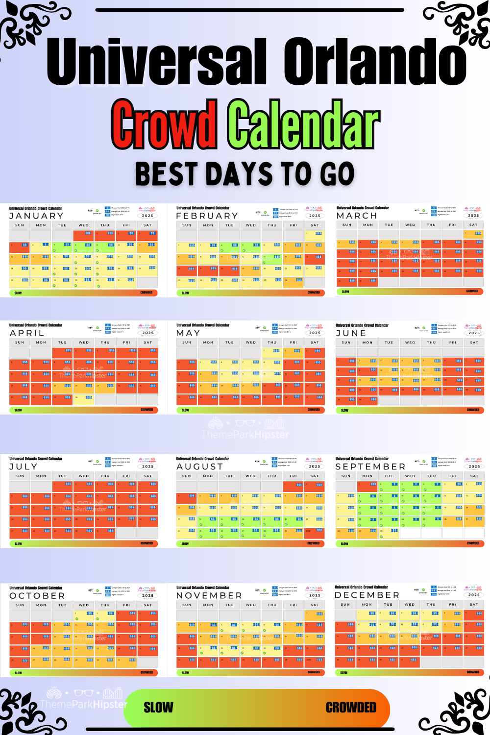 2025 Universal Studios Orlando Crowd Calendar: Avoid The Busy Days intended for Universal Orlando Crowd Calendar November 2025