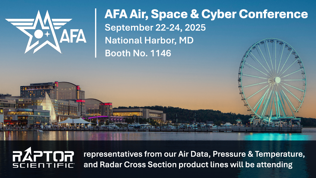 Afa Air, Space &amp;amp; Cyber - September 22-24, 2025 | Raptor Scientific with National Harbor Aviation Summit November 2025