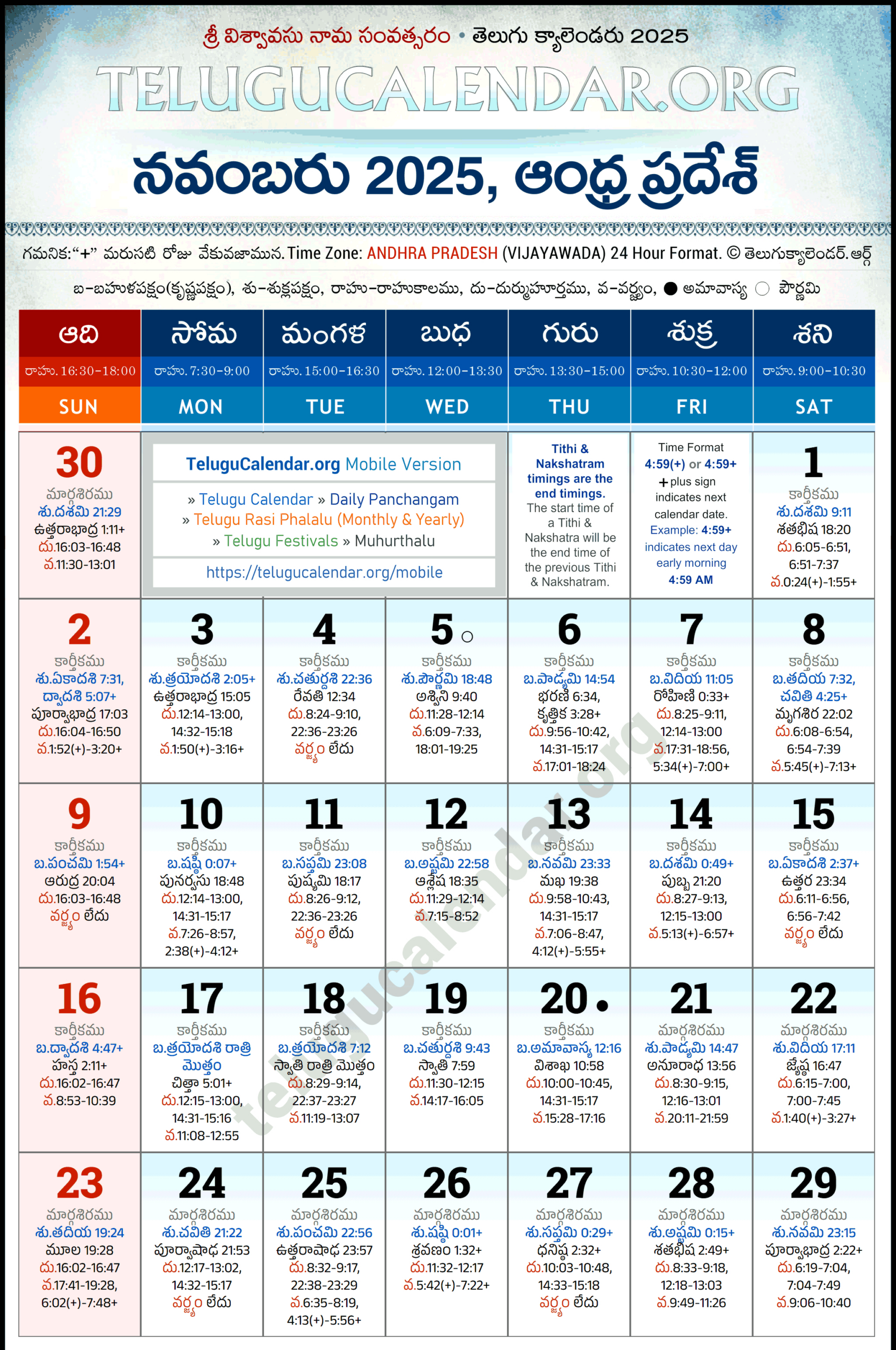 Andhra Pradesh Telugu Calendar 2025 November Pdf Festivals with regard to November 2025 Telugu Calendar with Holidays