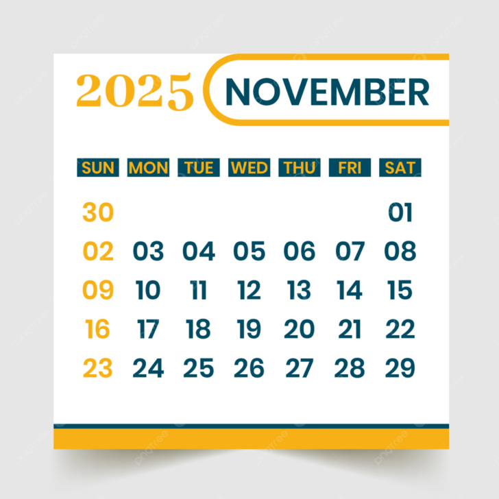November 30 2025 Calendar