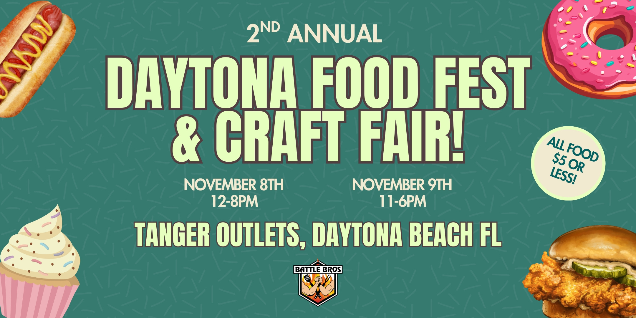 Daytona Food Fest &amp;amp; Craft Fair 2025 - Eventeny regarding Daytona Beach Calendar Of Events 2025 November