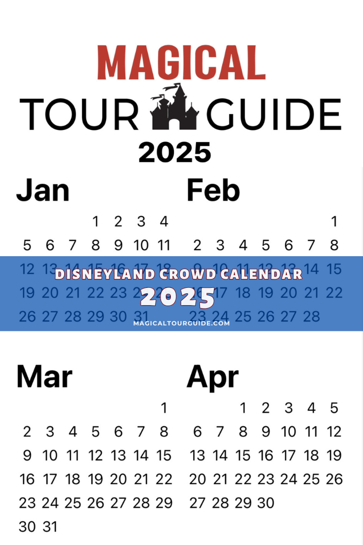 Disneyland 2025 Crowd Calendar - Disneyland Resort Tips And More pertaining to Disneyland November 2025 Calendar