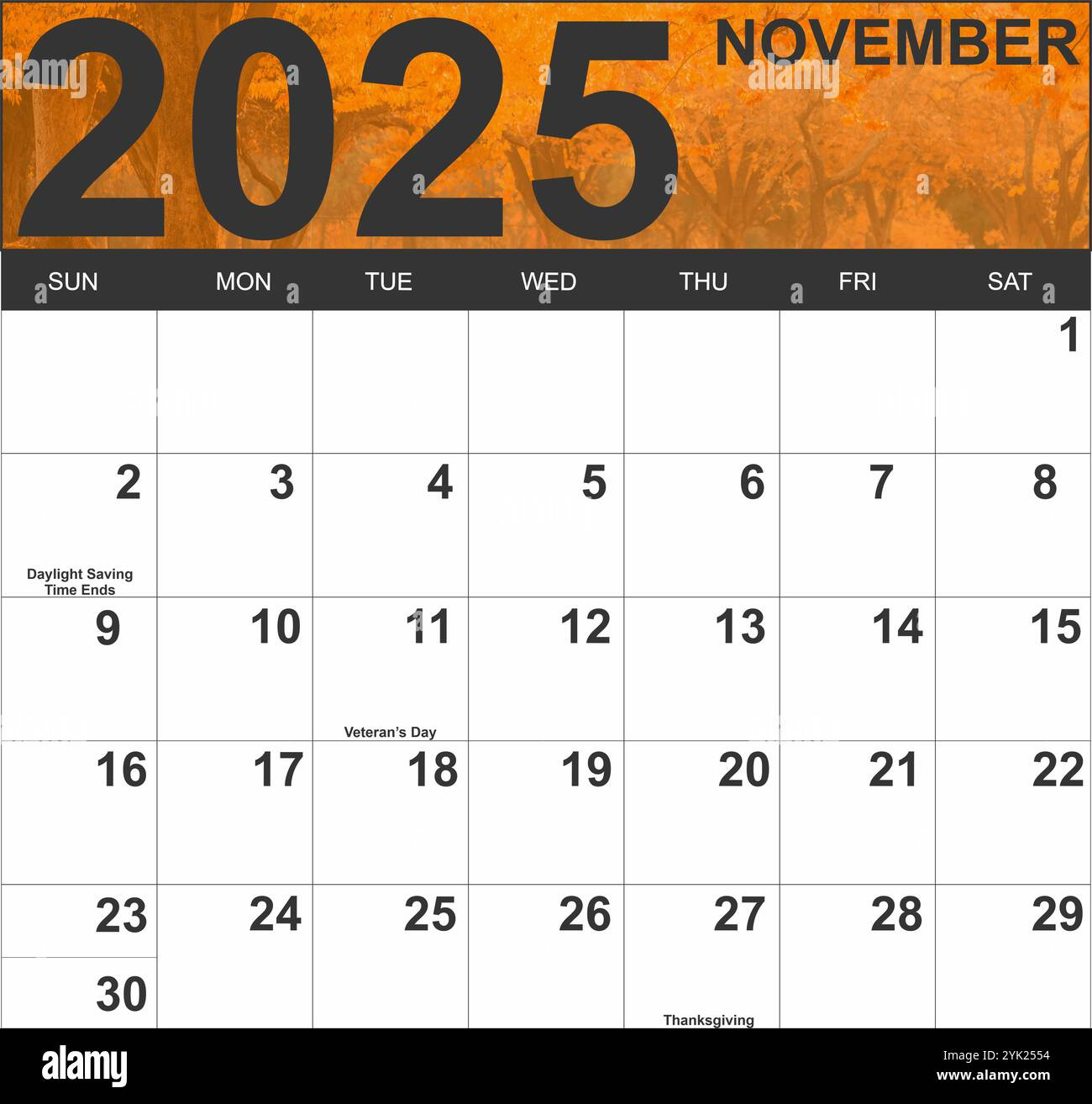 Full Calendar Hi-Res Stock Photography And Images - Alamy inside November 2025 Dei Calendar