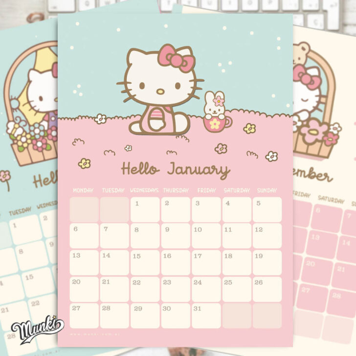 Sanrio Calendar November 2025