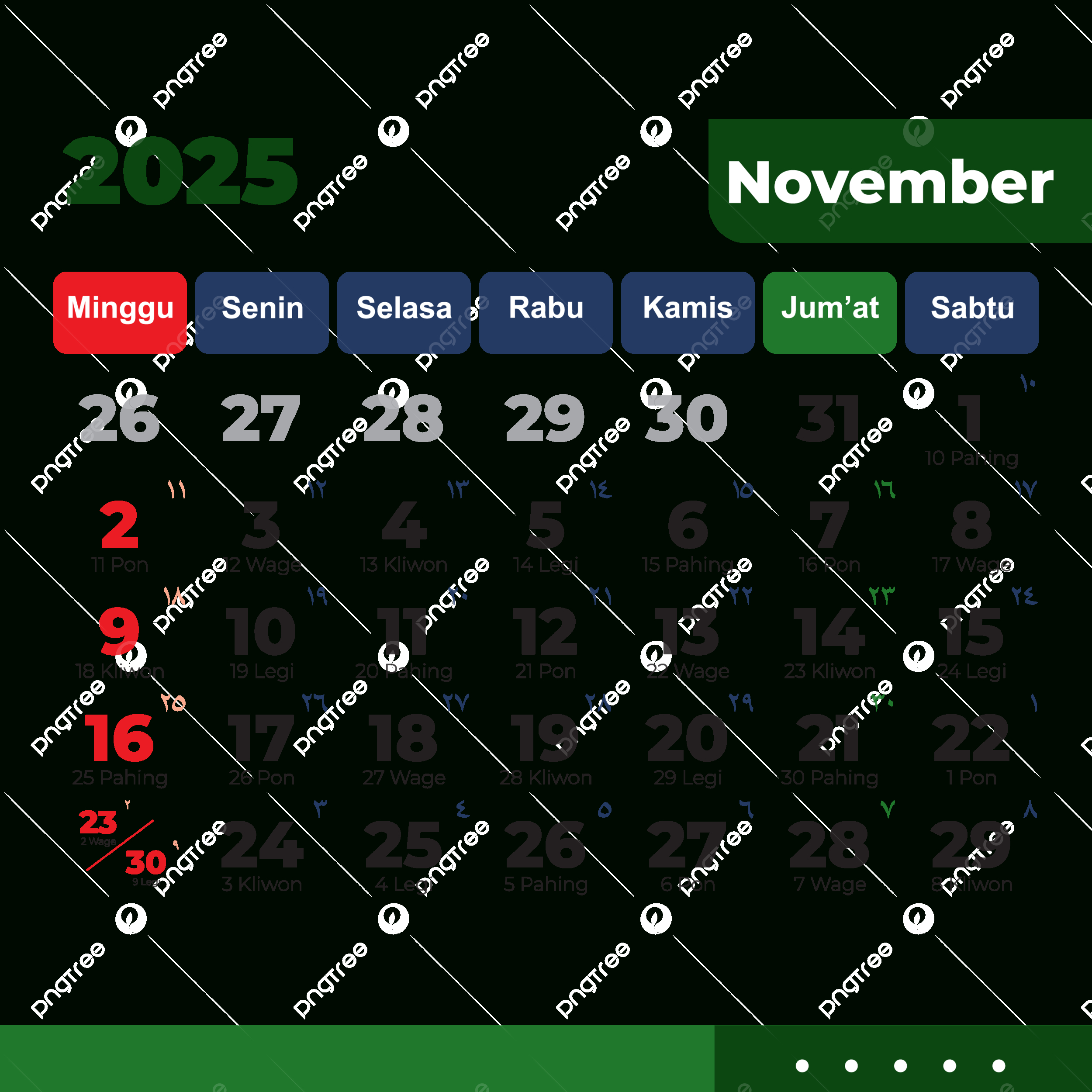 Hijri Calendar November 2025 Complete Vector Download, 2025 Hijri inside November 2025 Islamic Calendar