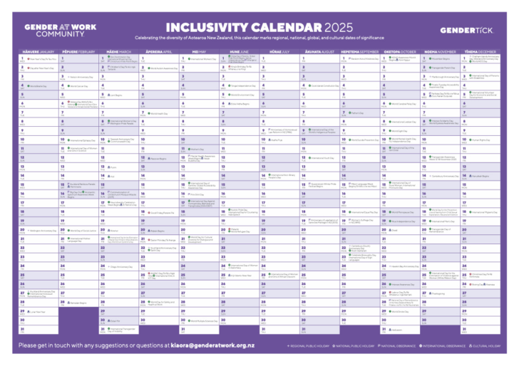 Diversity Calendar November 2025