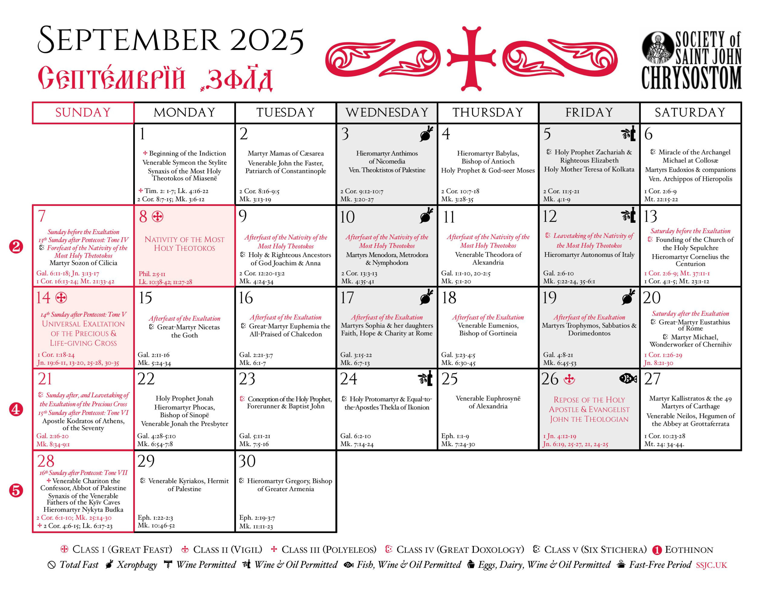 New Liturgical Movement: 2025/26 Liturgical Calendar For The regarding Catholic Liturgical Calendar November 2025