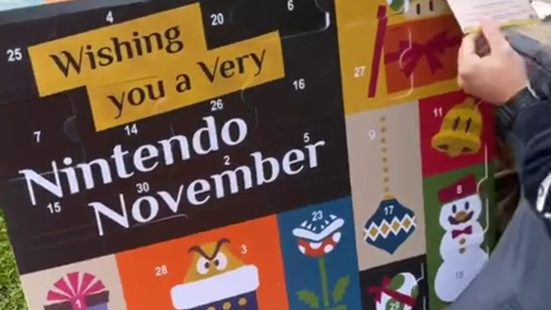 Nintendo November Advent Calendar Being Sent To Influencers intended for Nintendo November Advent Calendar 2025
