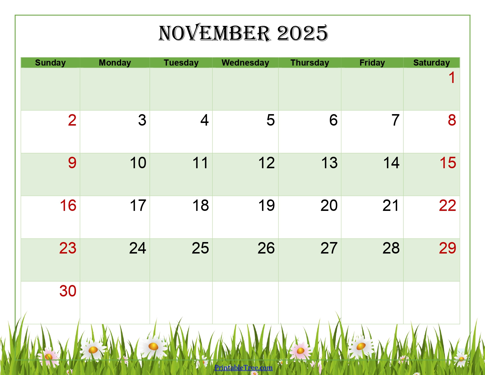 November 2025 Calendar Printable Pdf Template With Holidays in November 4Th 2025 Calendar