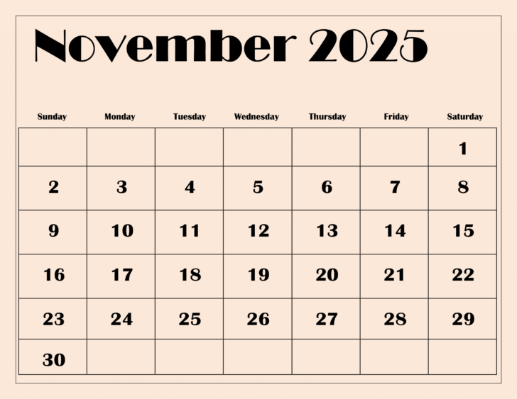 Jewish Calendar November 2025