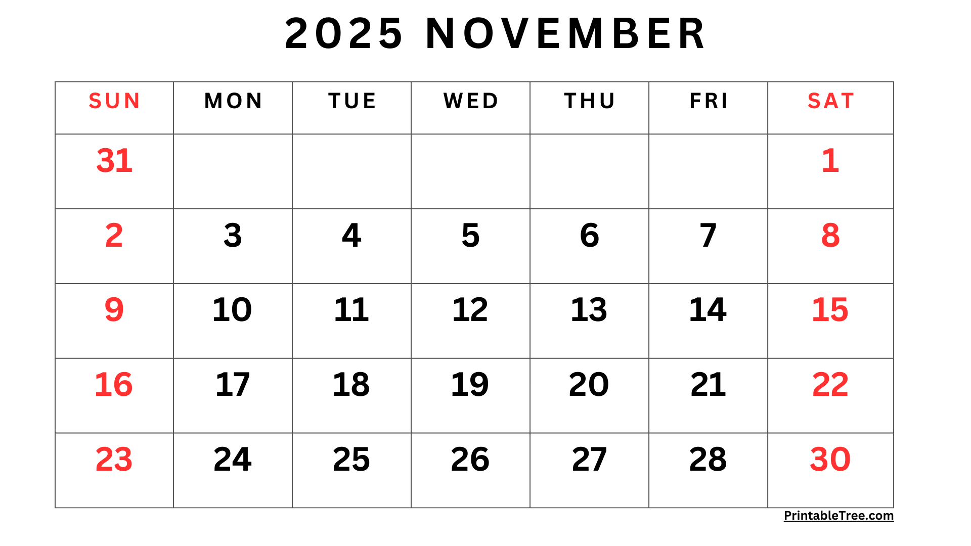 November 2025 Calendar Printable Pdf Template With Holidays with November 8 2025 Calendar